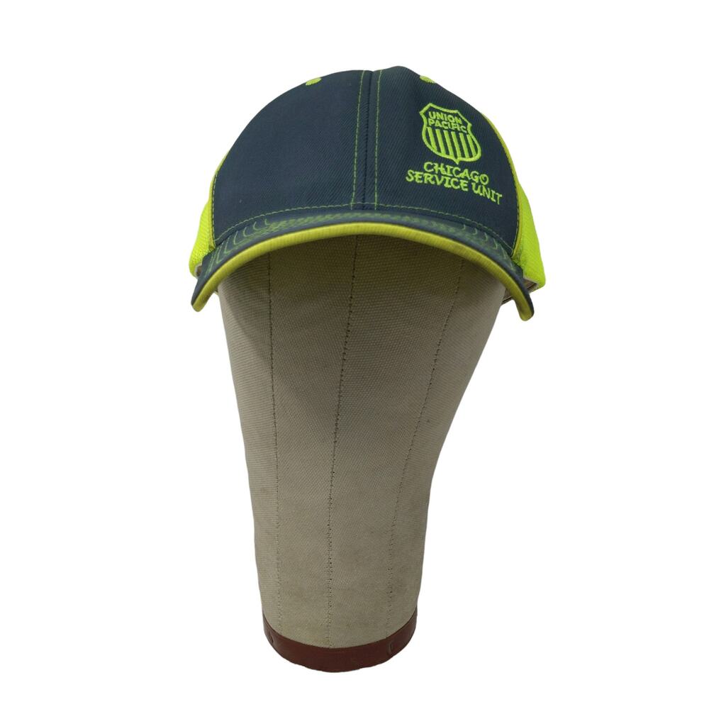 Union Pacific Railroad Chicago Service Unit Hat Size L/XL 7-3/8 - 8 Embroidered